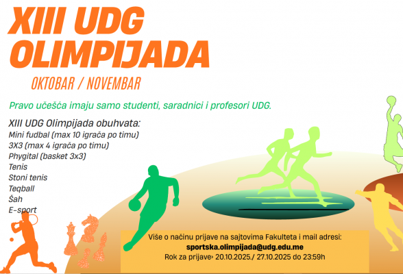 XIII UDG Olimpijada studenata