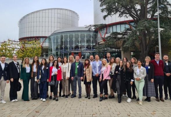 Studenti pravne klinike iz Crne Gore posjetili Savjet Evrope i Evropski sud za ljudska prava