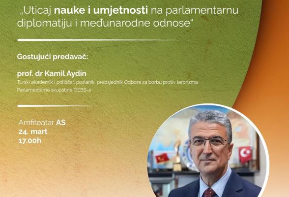 Gostujuće predavanje: prof. dr Kamil Ajdin