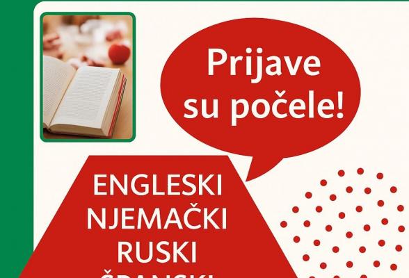 PRIJAVA ZA KURSEVE STRANIH JEZIKA U ZIMSKOM SEMESTRU 2025/2026