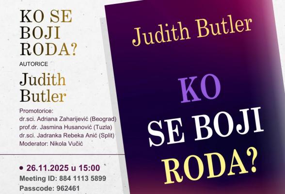 Promocija knjige Judith Butler